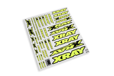 XRay Planche de Stickers Red Neon 397314