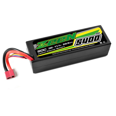 Zeen Accu lipo 3S 11.1v 5400mah 50C Dean