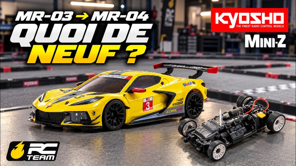Kyosho Mini-Z MR-04 : Quelles sont les nouveautés face au légendaire MR-03 ?