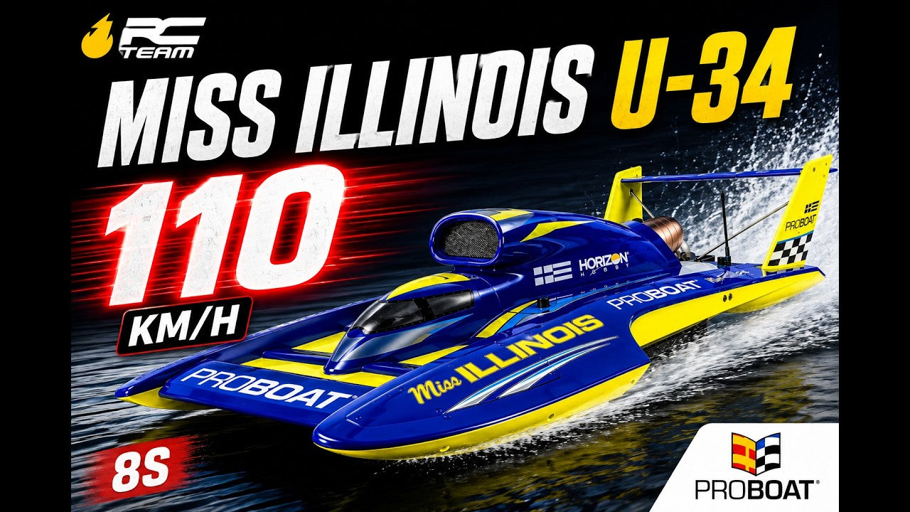 Pro Boat U-34 Unlimited Hydroplane : La bombe aquatique à 110 km/h en 2026