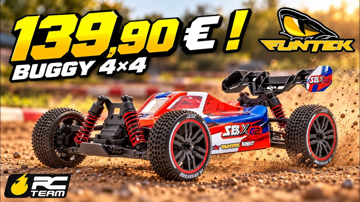 Funtek SBX G2 : Le buggy 4x4 tout-terrain idéal pour débuter le modélisme