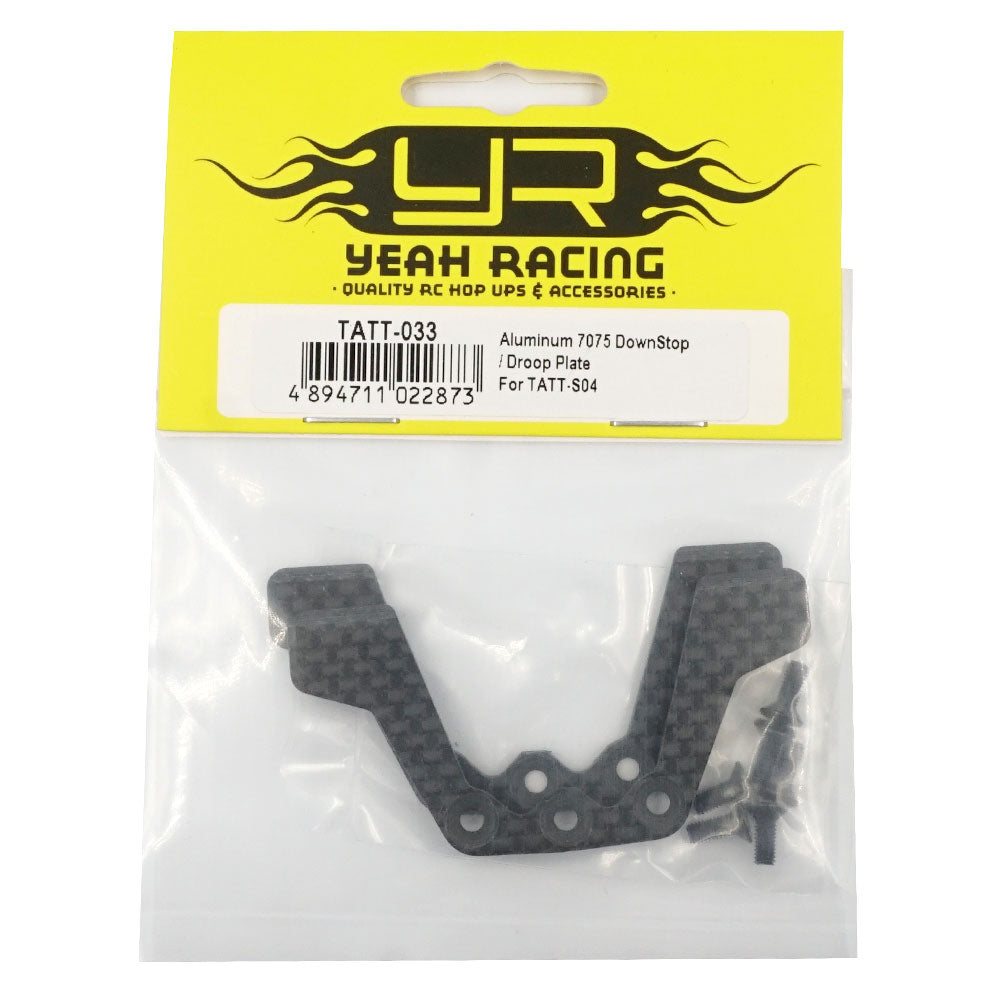 Yeah Racing Placa Droop Carbono (x2) TT-02 SRX TATT-033