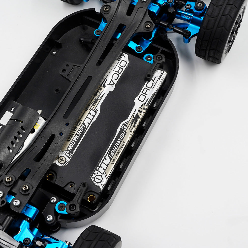 Yeah Racing Suporte de pilhas "Anti Tweak Tamiya TT-02 TATT-055BU