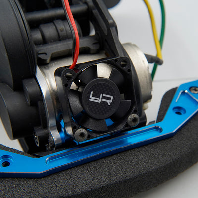 Yeah Racing Ventilateur + Support Alu Tamiya XV-01 TAXV-006BU