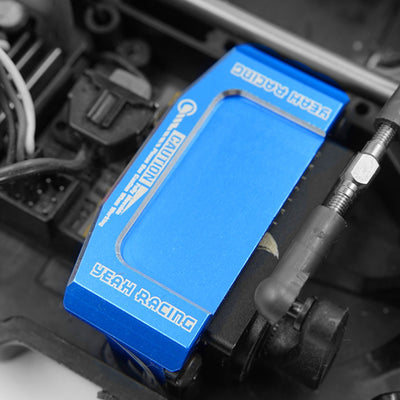 Yeah Racing Suporte do servo em alumínio azul Tamiya TT-02 TATT-057BU