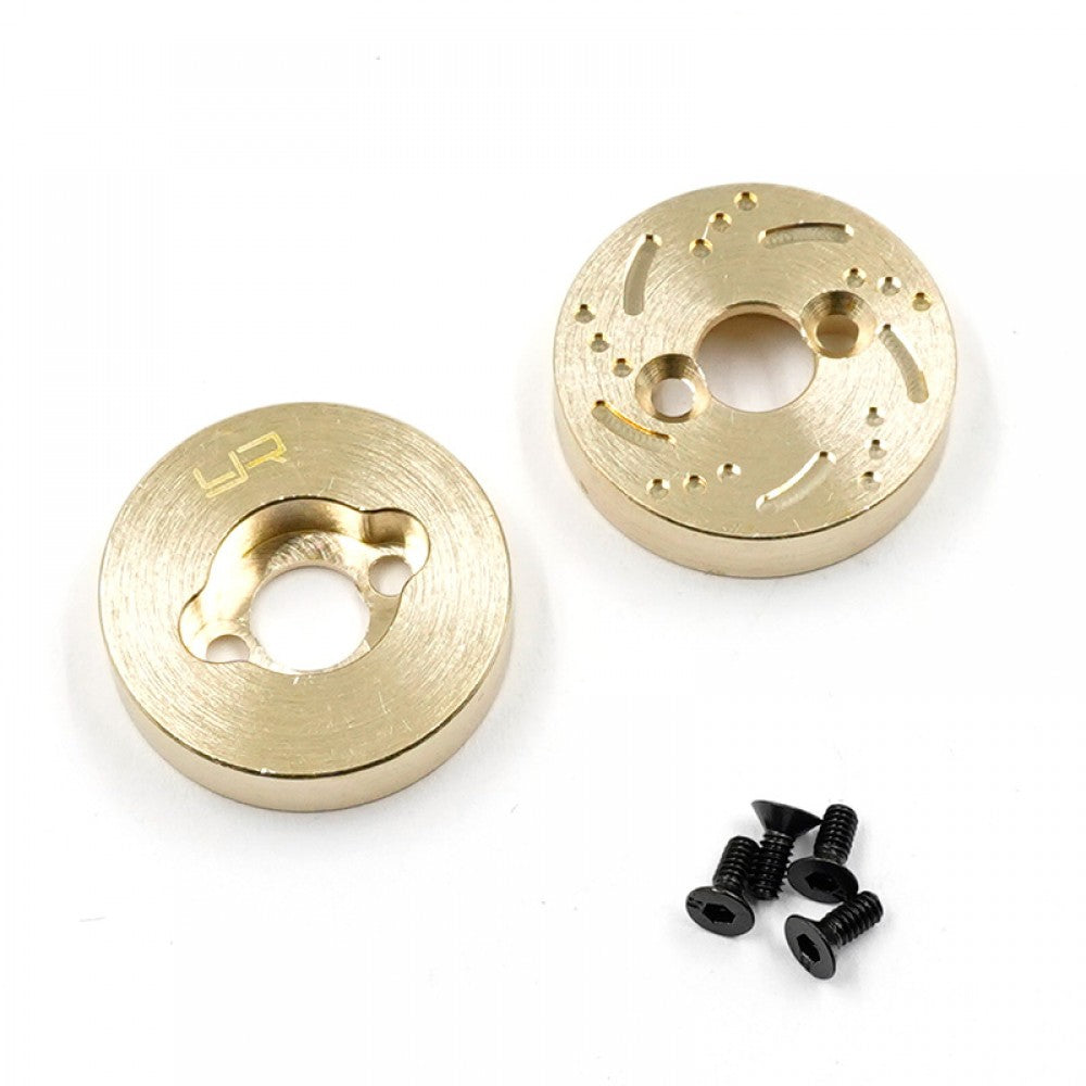 Yeah Racing Lest laiton axe arrière (x2) TRX4-M TR4M-004GD
