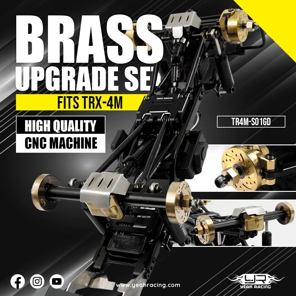 Yeah Racing Brass ballast kit TRX4-M TR4M-S01GD