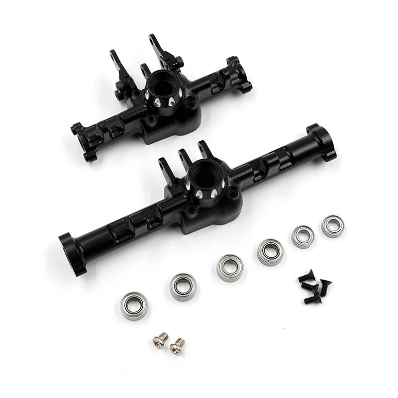 Yeah Racing Boitier de pont alu noir (2Pcs) TRX4-M TR4M-024BK