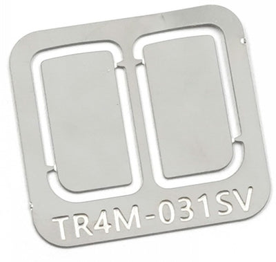 Yeah Racing Plaque pour rétroviseurs Defender (2Pcs) TRX4-M TR4M-031SV
