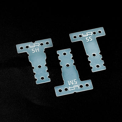 Yeah Racing Suspensão traseira em T de chapa FRP Kyosho Mini-Z MR04 KYMR-008