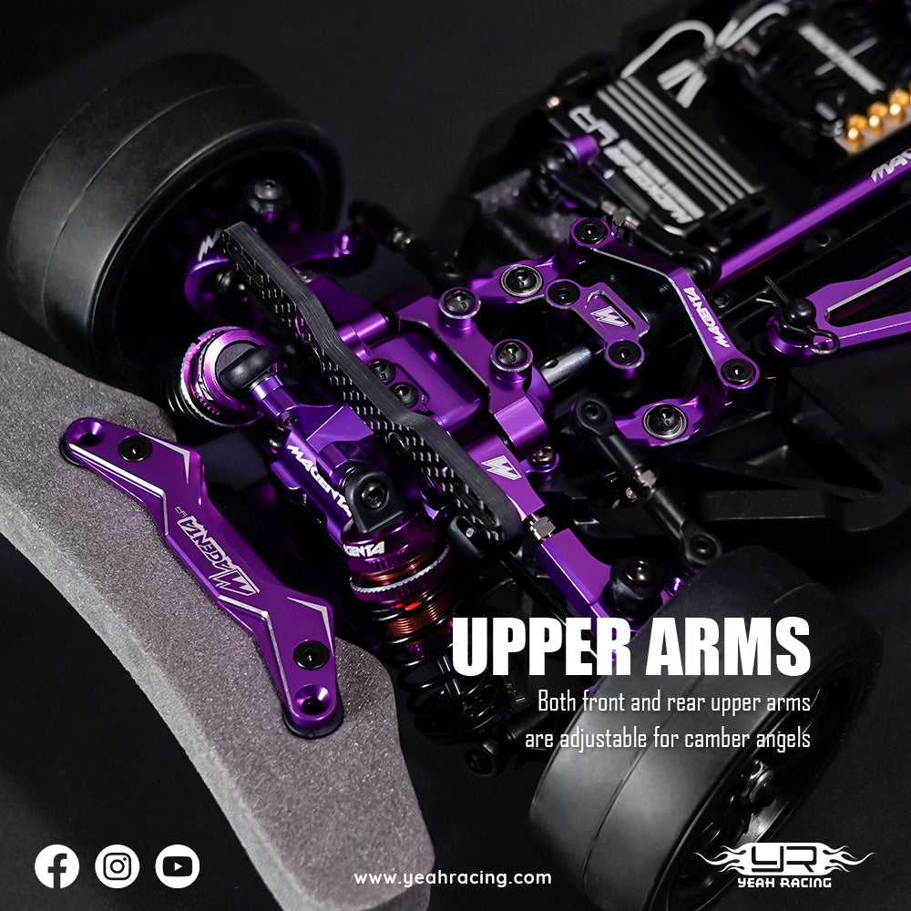 Yeah Racing Atushi Hara Violett-Umwandlungsset Tamiya TT-02 MGT-0001