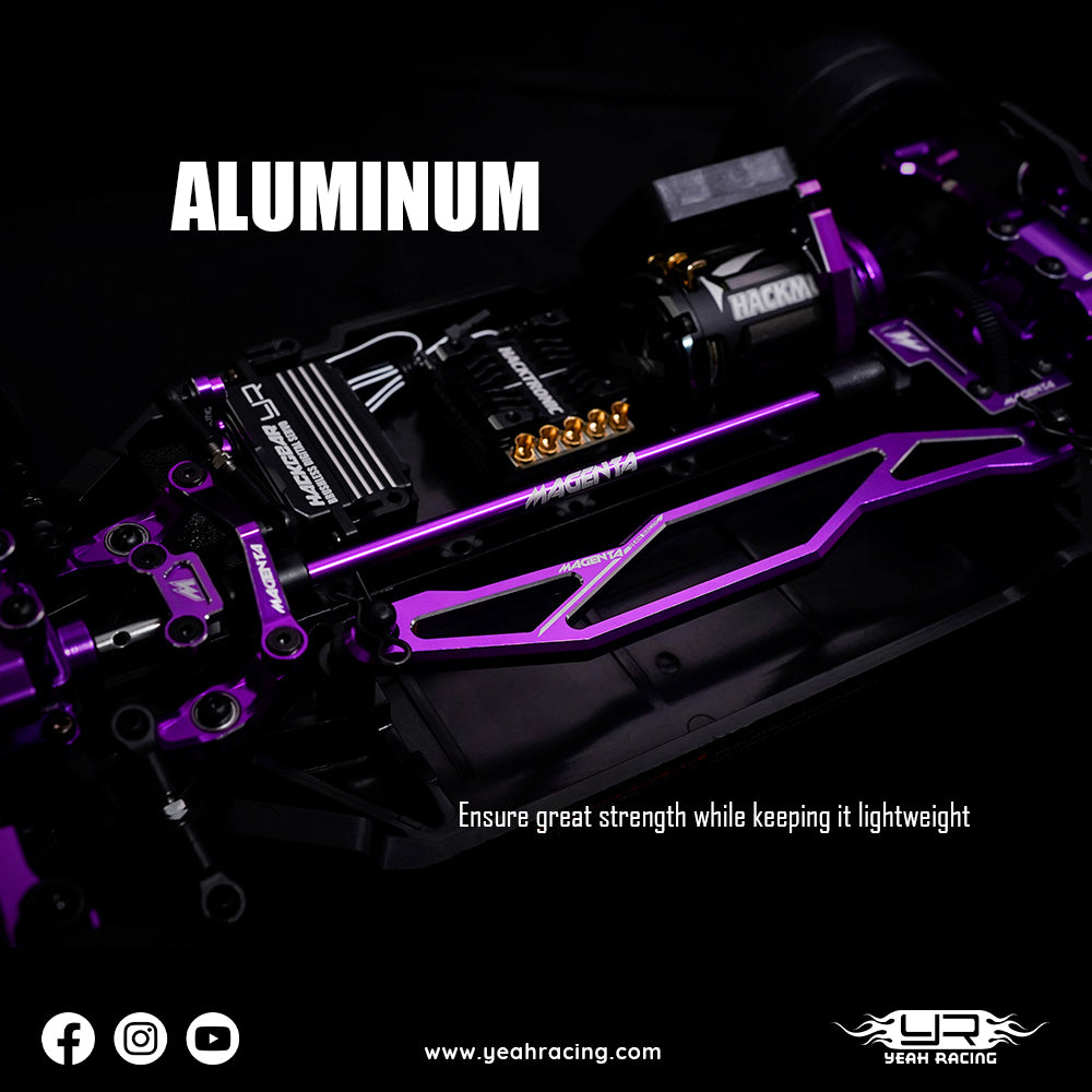 Yeah Racing Atushi Hara Violett-Umwandlungsset Tamiya TT-02 MGT-0001