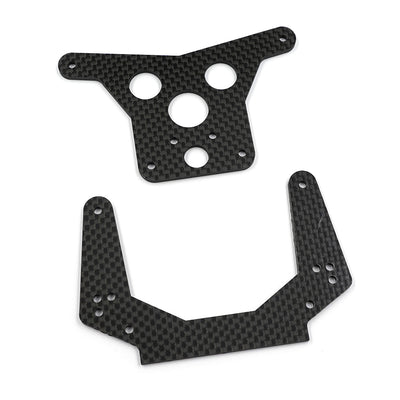 Yeah Racing Support amortisseurs carbone (2Pcs) RC10 TARC-007BK