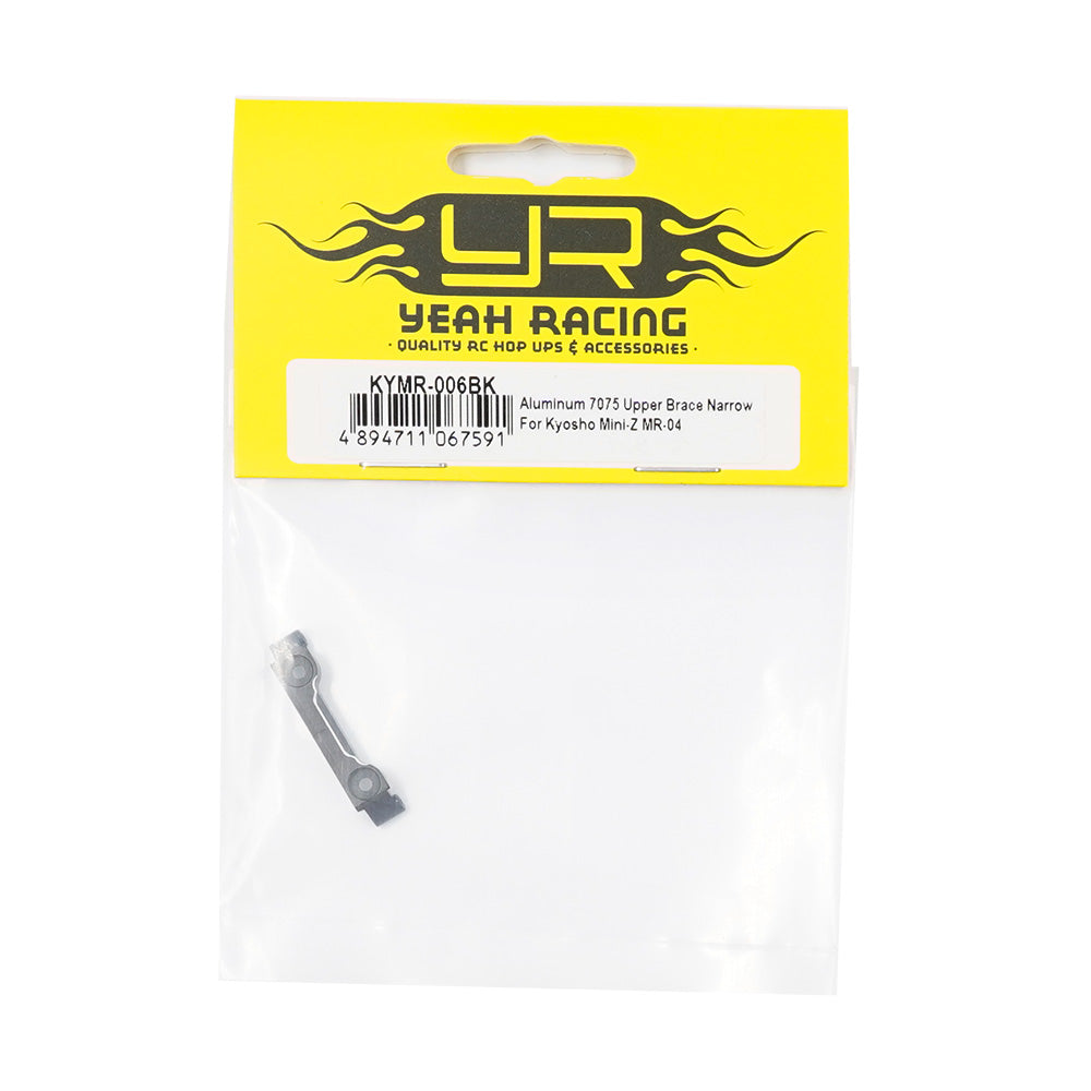 Yeah Racing Barra superior estreita em alumínio Kyosho Mini-Z MR04 KYMR-006BK