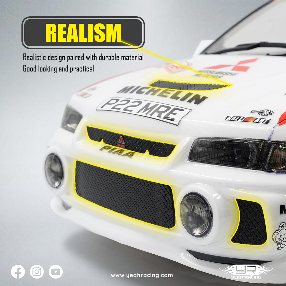 Yeah Racing Trabalho corporal Mitsubishi Lancer EVO IV Pré-pintado YABY-0002