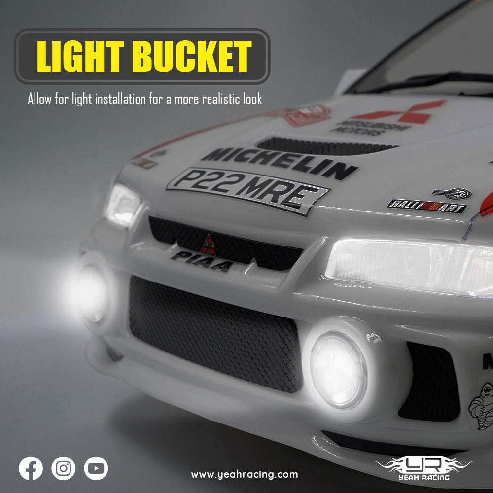Yeah Racing Trabalho corporal Mitsubishi Lancer EVO IV Pré-pintado YABY-0002