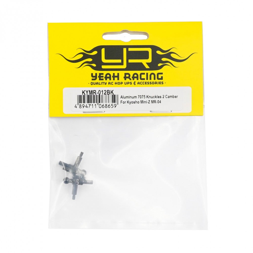 Yeah Racing Porta-foguetes Alu 2° (x2) Kyosho Mini-Z MR04 KYMR-012BK