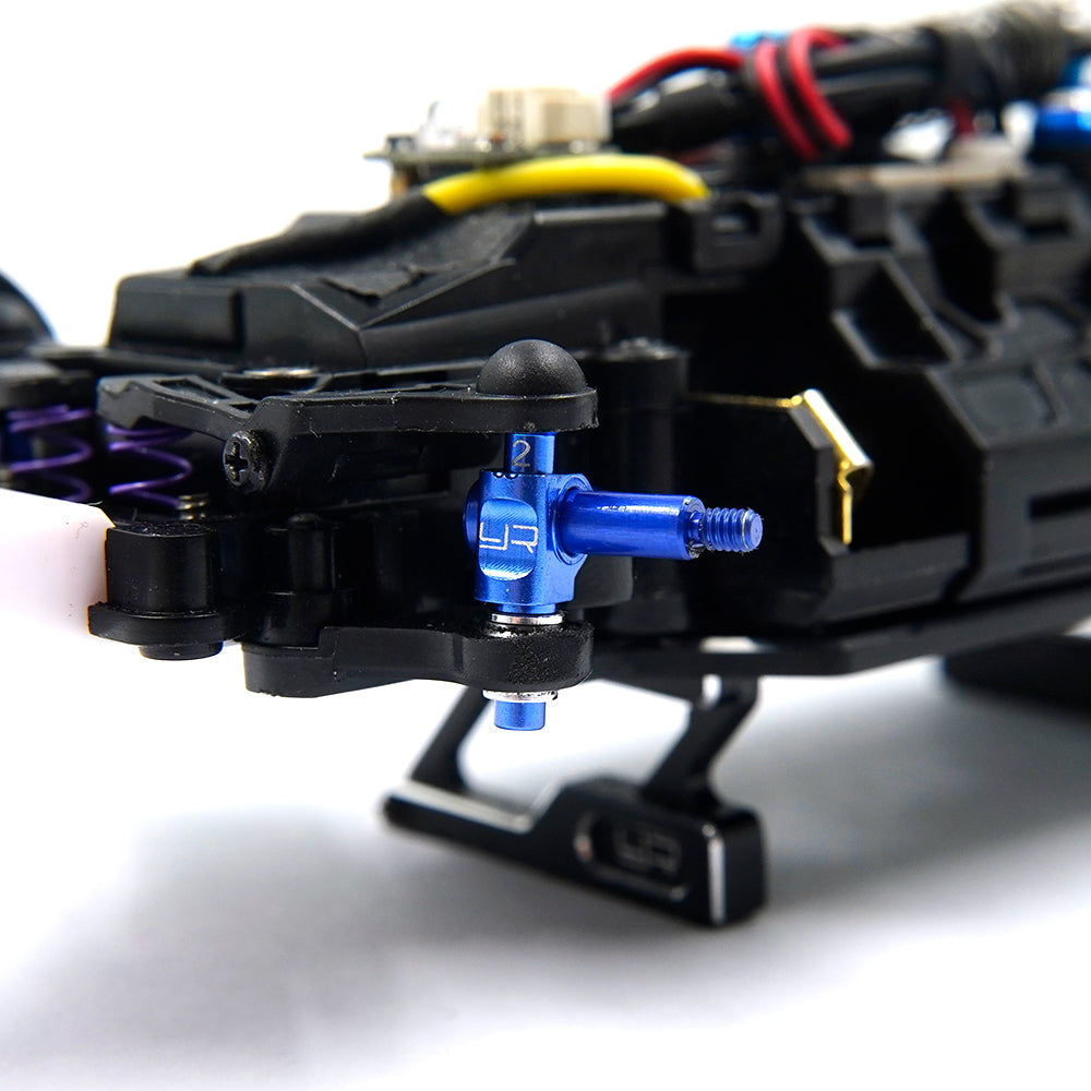 Yeah Racing Porta-foguetes Alu 2° (x2) Kyosho Mini-Z MR04 KYMR-012BK