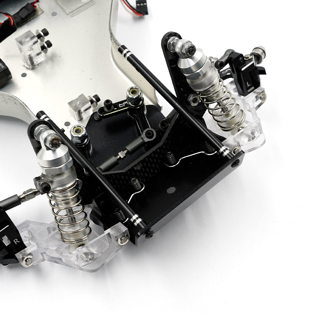 Yeah Racing Renfort châssis Avant alu (x2) RC10 TARC-009BK