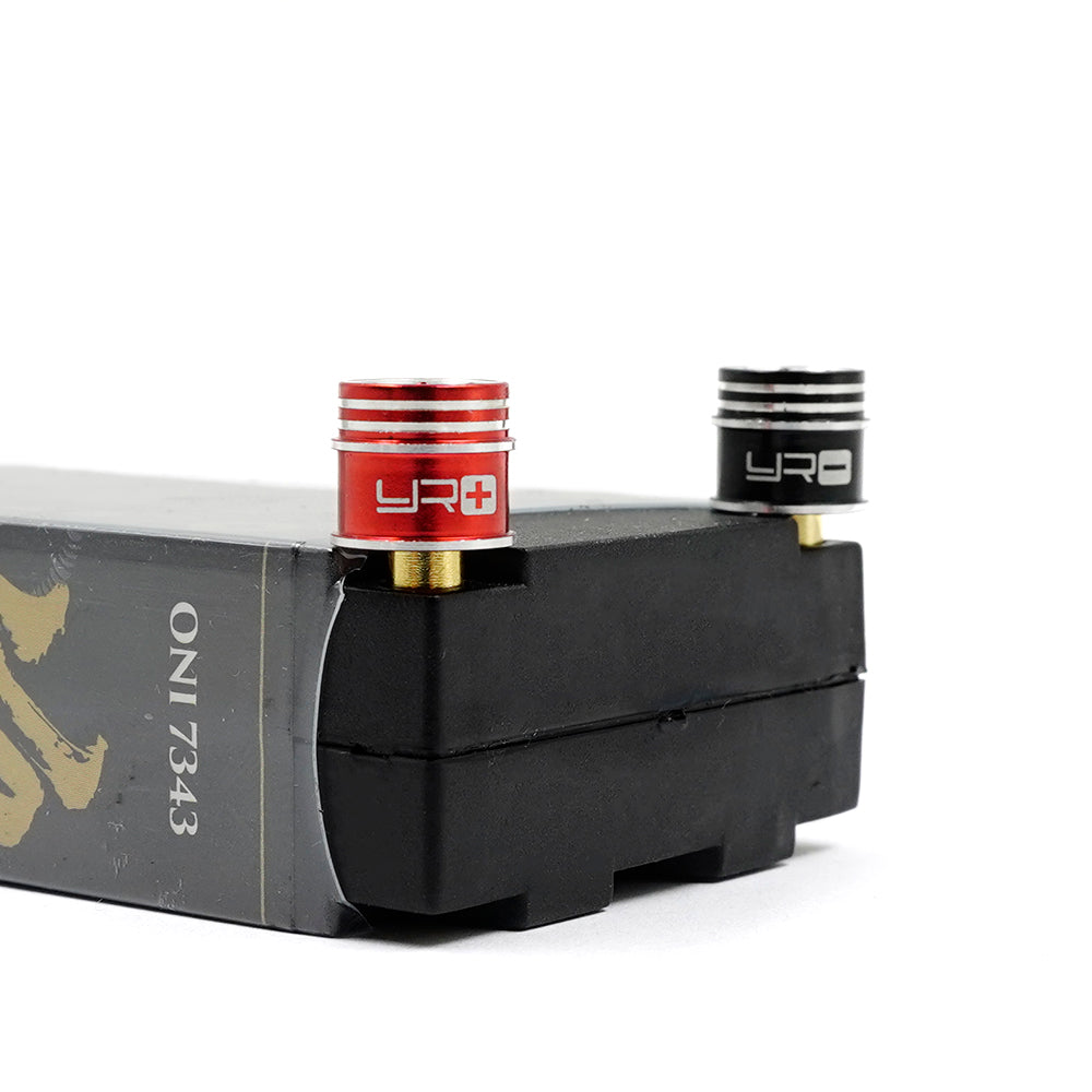 Yeah Racing Pk Or 5 mm-connectoren + afdekkingen WPT-0160