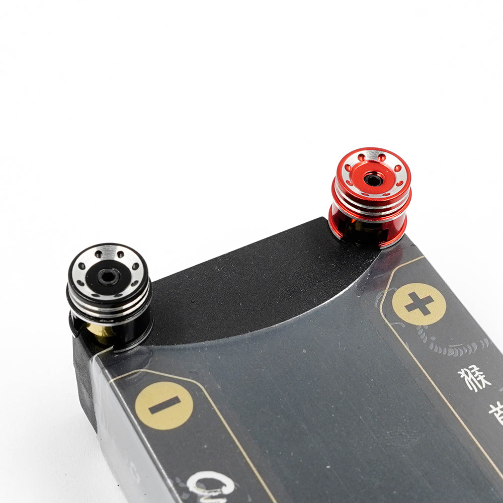 Yeah Racing Pk Or 5 mm-connectoren + afdekkingen WPT-0160