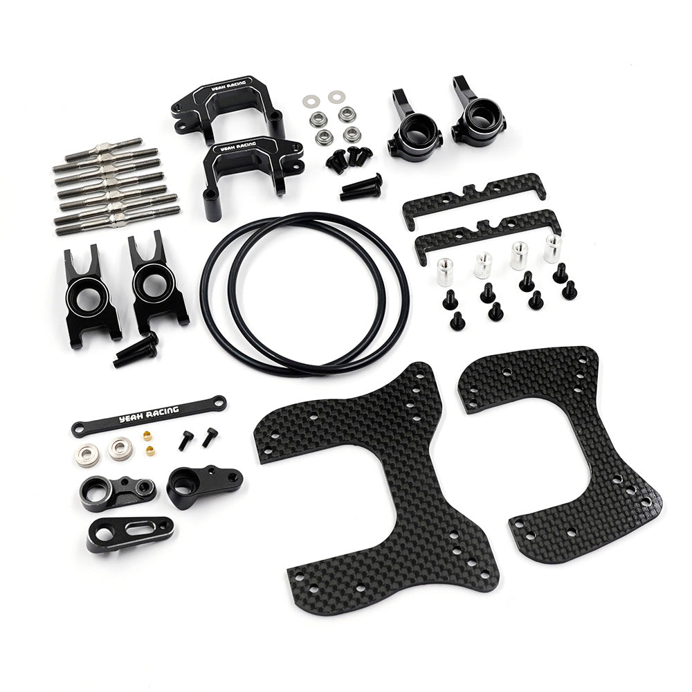 Yeah Racing Conversion Kit Performance Alu and Carbon Yokomo Super Dog Fighter YKDF-S02BK