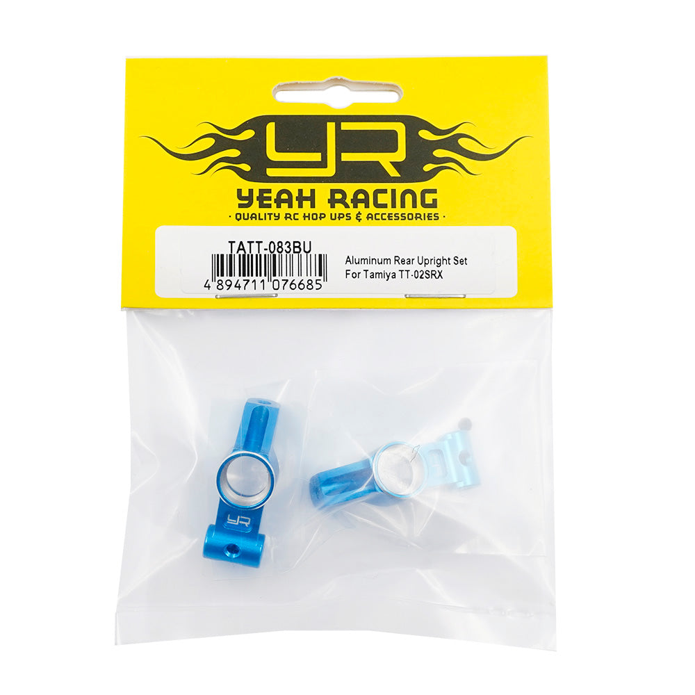 Yeah Racing Fuso traseiro em alumínio (x2) TT-02 SRX TATT-083BU