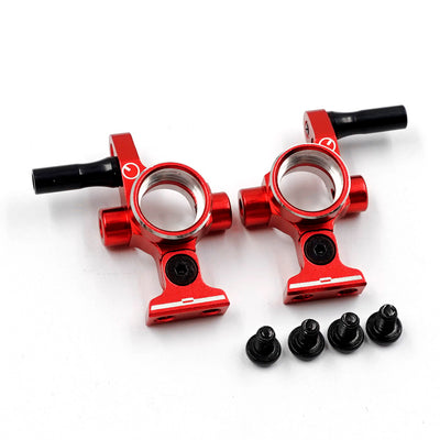 Yeah Racing Alu front spindle (x2) Fazer D2 KYFZ-021RD