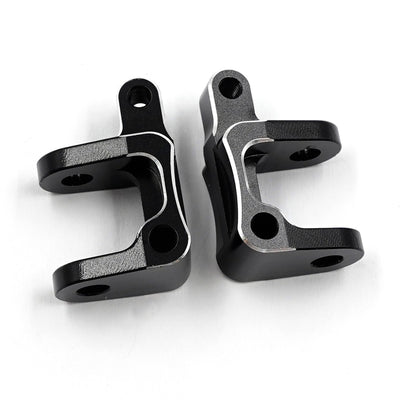 Yeah Racing Staffa anteriore in alluminio nero (x2) Ultima KYUT-004BK