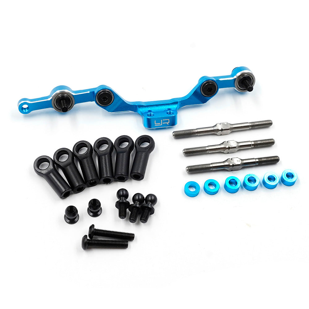 Yeah Racing Kit de transmisión de dirección de aluminio TT-02 SRX TATT-087BU