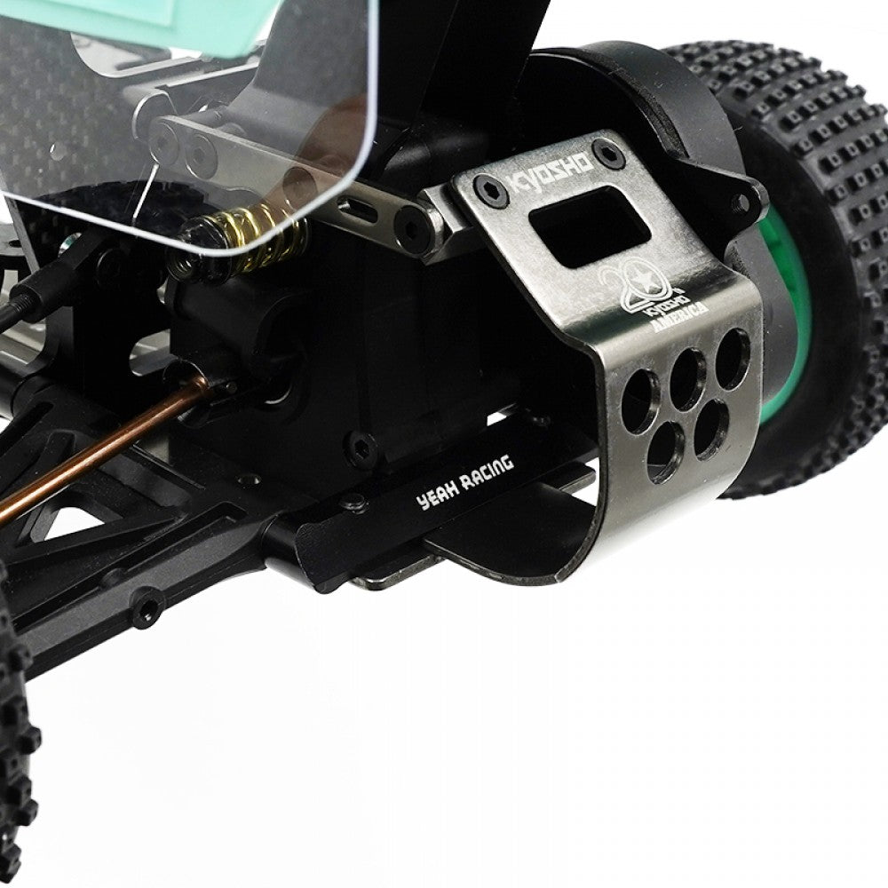 Yeah Racing Suporte Amortecedores e triângulos traseiros Alumínio Preto Ultima KYUT-008BK