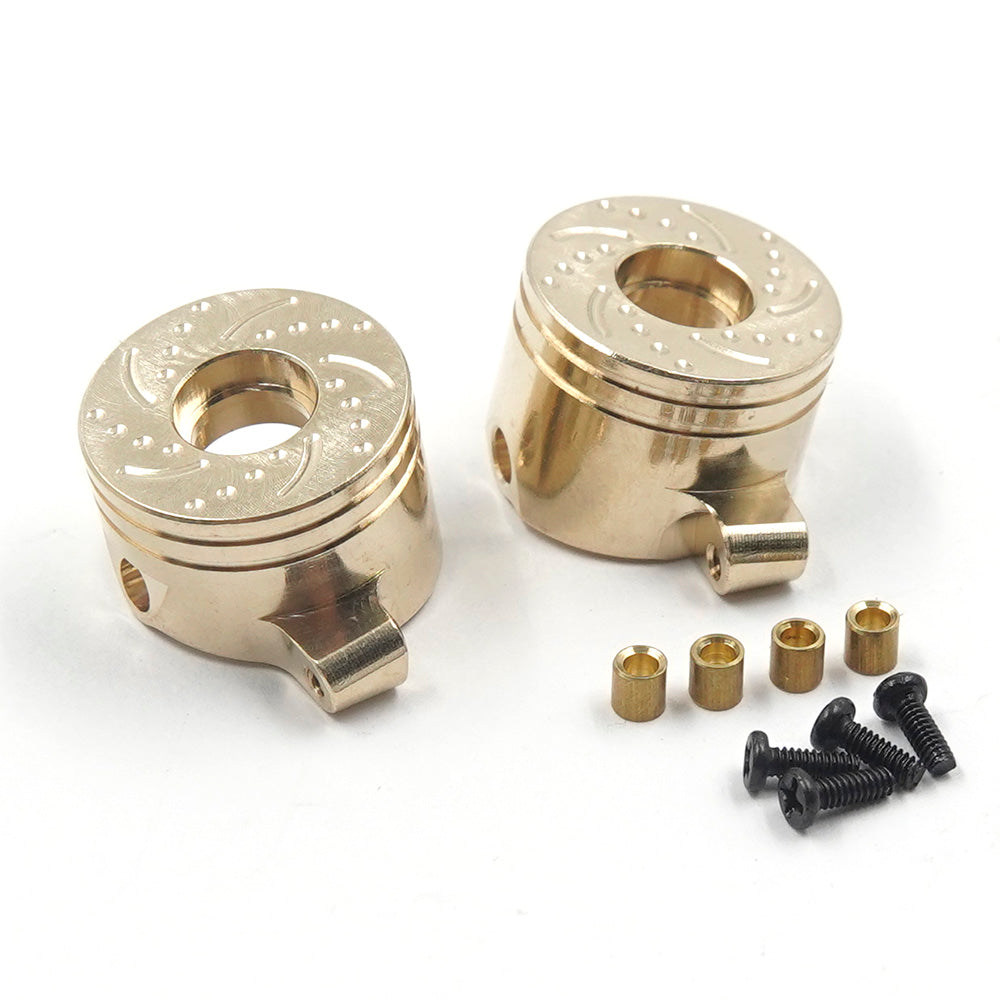 Yeah Racing Foguete Direção Latão (x2) SCX30 AXSC-107GD