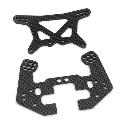 Yeah Racing Support amortisseurs carbone (2Pcs) RC10 4WD TARC-025BK