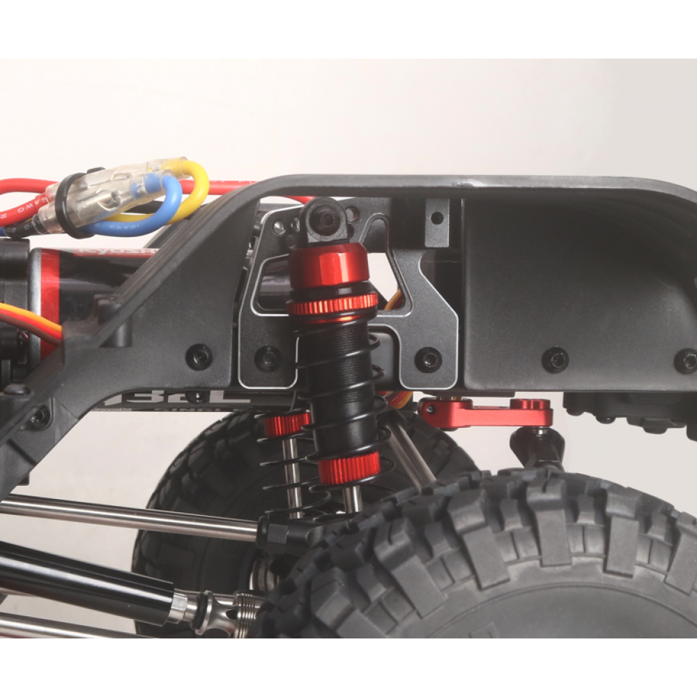 Yeah Racing Supports d'Amortisseurs Alu (x4) Kyosho KC10 KYKC-004BK