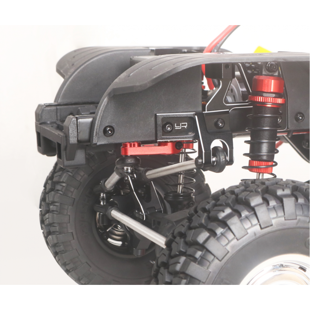 Yeah Racing Barra Panhard in alluminio (2 pezzi) Kyosho KC10 KYKC-005BK