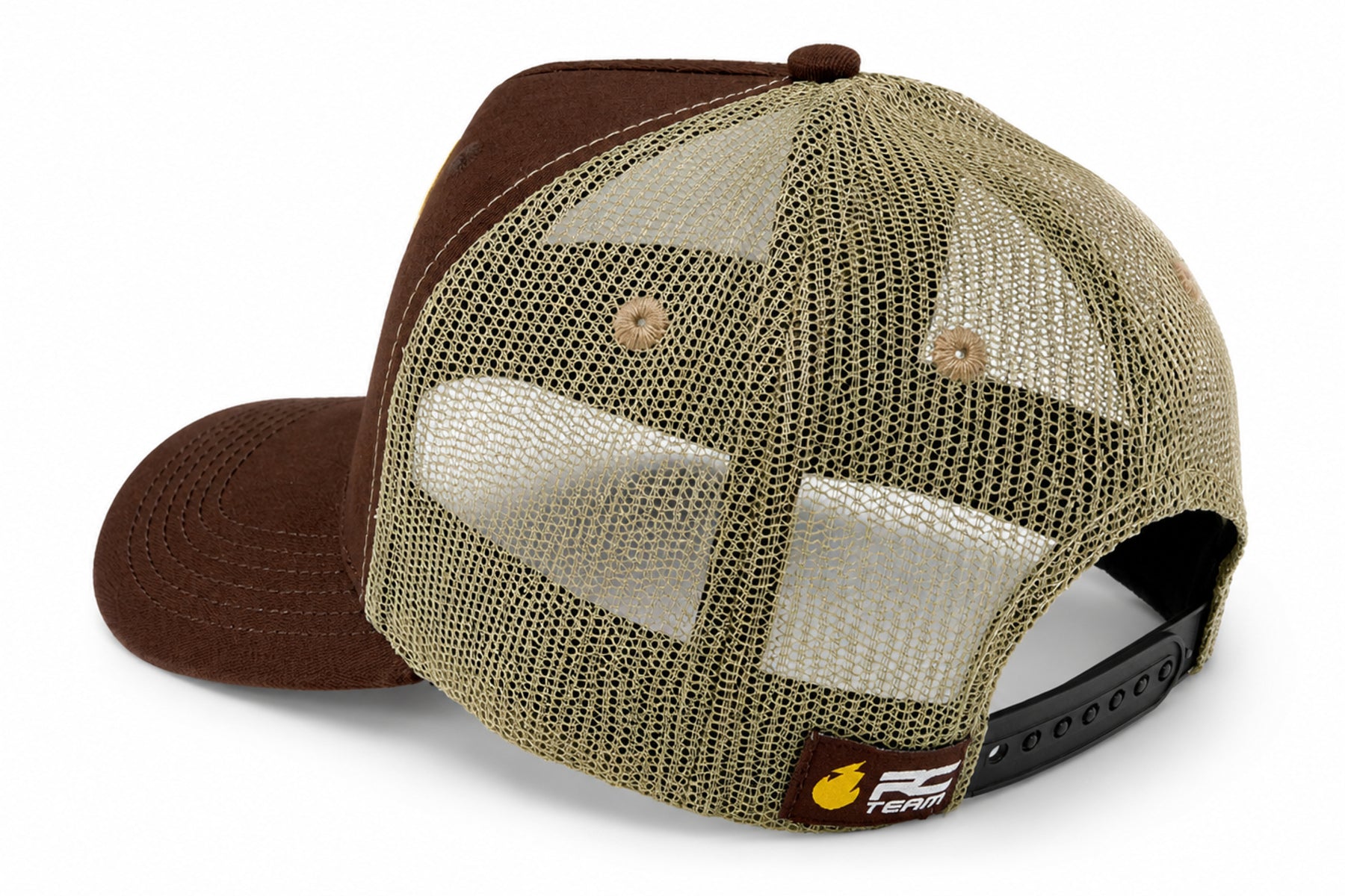 RC Team Gorra Trucker RC Team Explore Marrón y beige