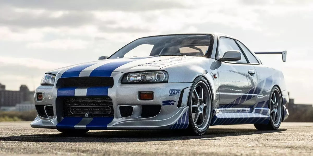 Kyosho Diecast Nissan Skyline R34 GT-R 2001 Fast & Furious 1/12 KSR12007A