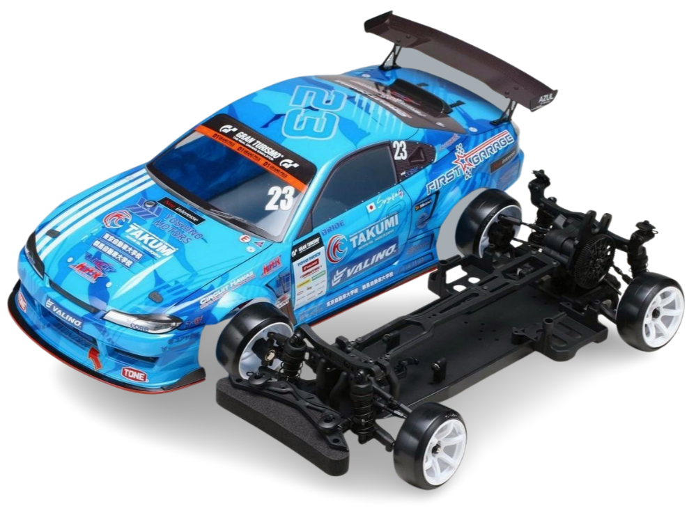 Yokomo Rookie Drift RD 2.0 RWD KIT + Carrosserie Mercury SAYAKA S15 Speciaal DP-MS15