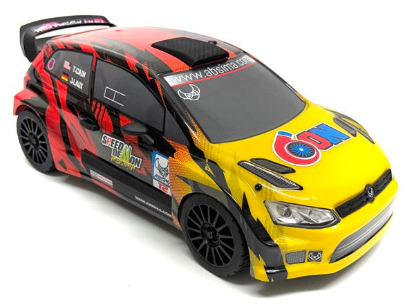 Absima Roues Complètes 1:10 Rally Block Noires 4 Pièces - Voiture RC Rallye
