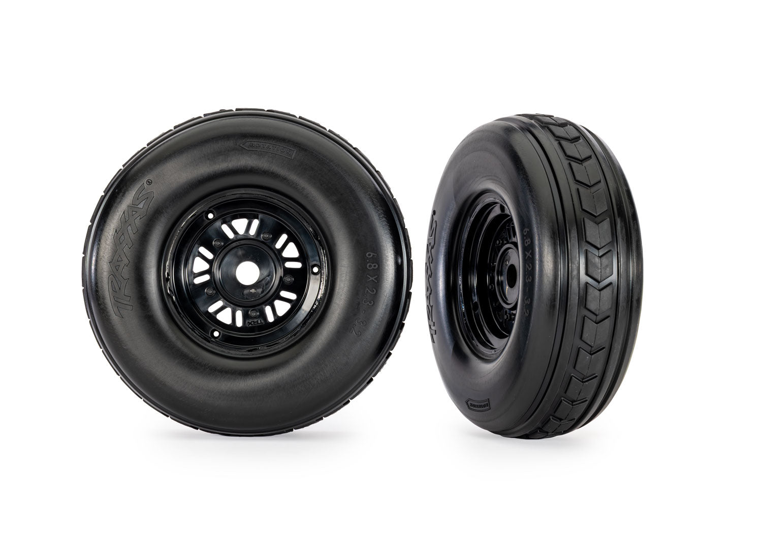 Traxxas Glued-mounted front wheel (x2) Funco 10972
