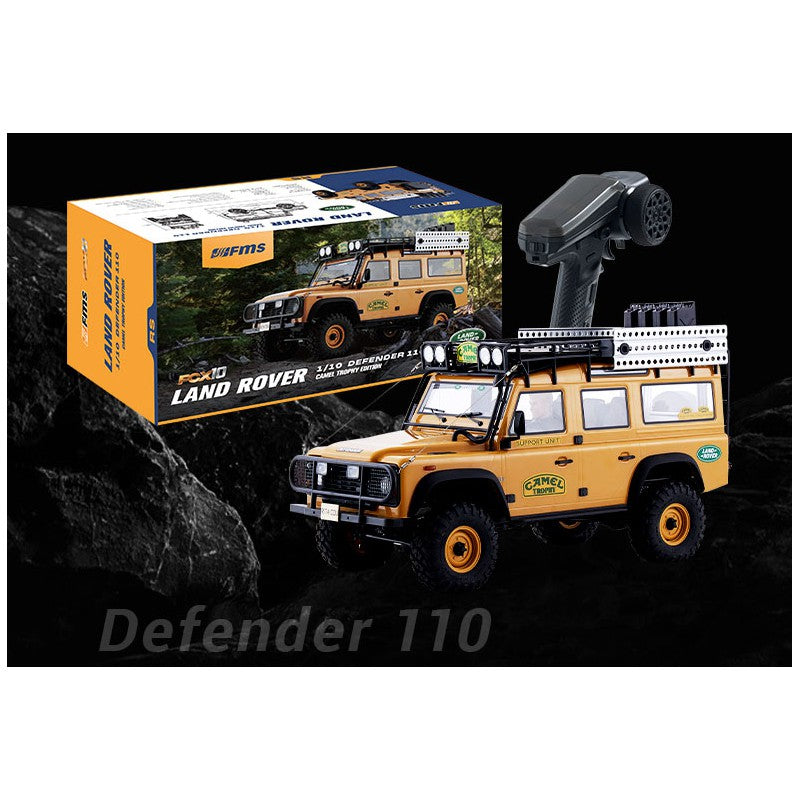 FMS Scale Land Rover Defender 110 FCX10 RTR FMS11045RS-YL-SP