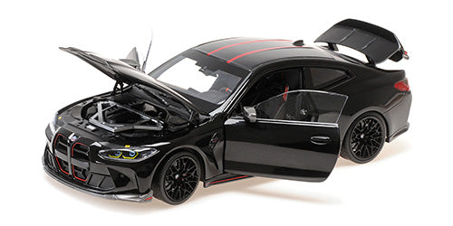 MiniChamps 2022 BMW M4 CSL Black 1/18 Scale 110023021