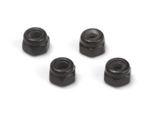 HPI M2-Muttern, schwarz, Nylstop (4 Stück) 161187