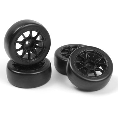 HPI Pneus Drift + Jantes TSMK5-10 (4Pcs) Stage-D24