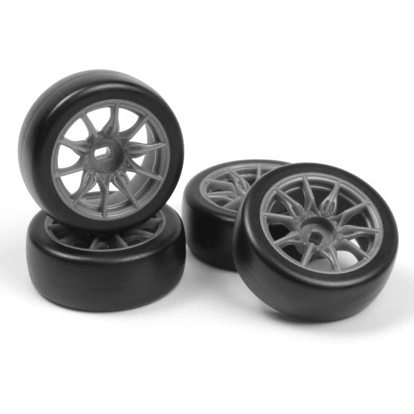 HPI Pneus Drift + Jantes TSMK5-10 (4Pcs) Stage-D24
