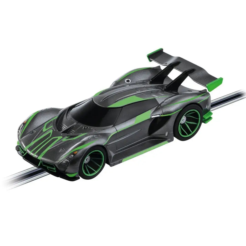 Carrera GO!!! Anthracite/neon green hypercar 64287