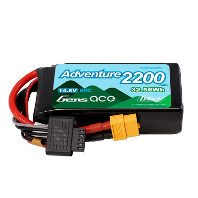Gens Ace Accu lipo G-Tech Adventure 14.8v 2200mAh 60C XT60