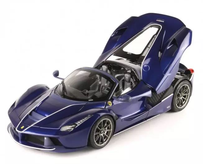 BBR Models Diecast Ferrari Laferrari Aperta Spider Bleu Tour de France 1/18 BBR182235