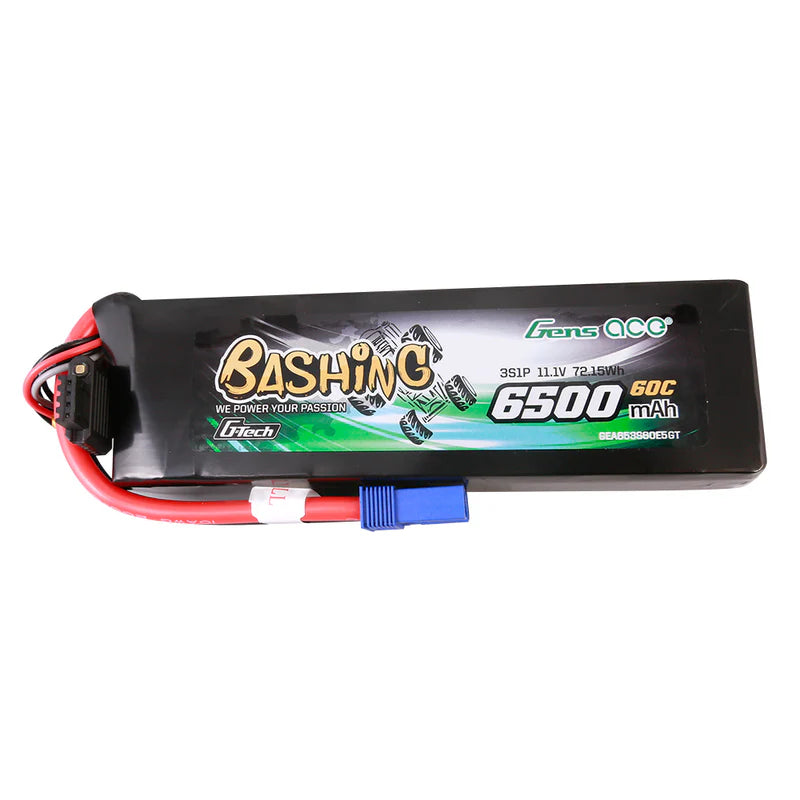 Gens Ace G-Tech 11.1V 6500mAh 60C EC5 GEA653S60E5GT LiPo battery