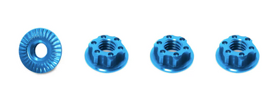 T-Work's M4-matalaprofiiliset pyöränmutterit (4 kpl) TA-126